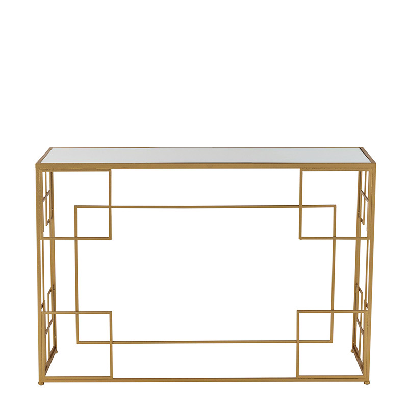 Console métal doré LIGNES J-Line