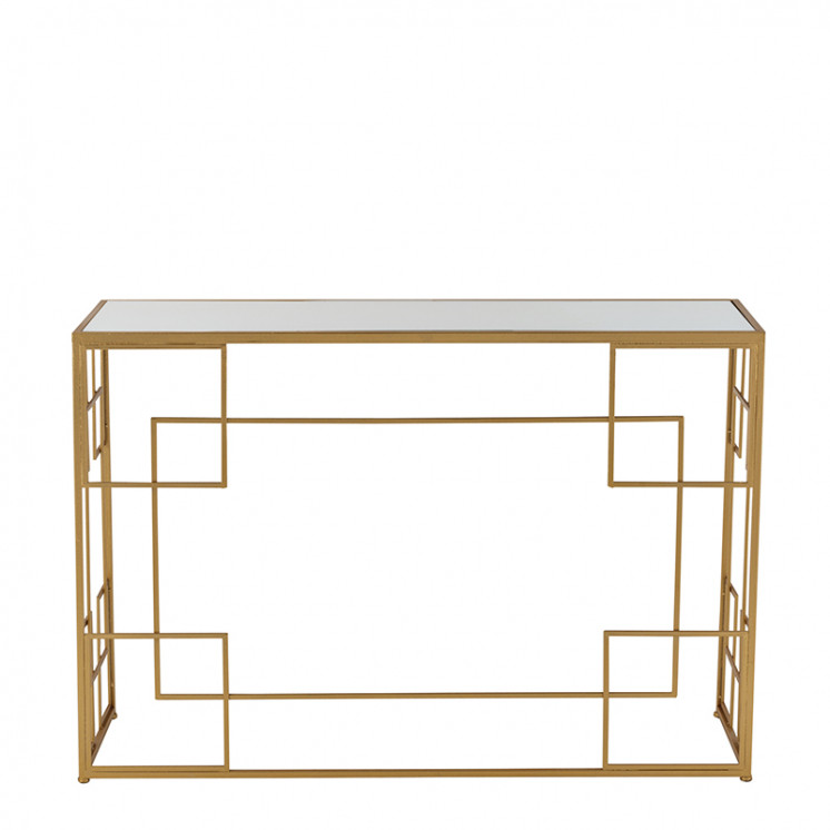 Console métal doré LIGNES J-Line