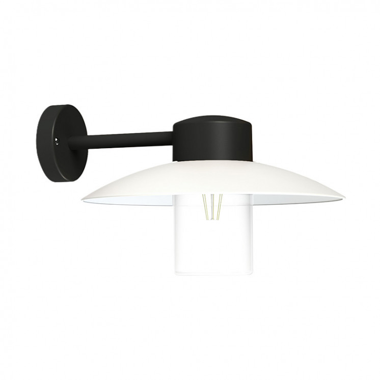Applique extérieure design AUBANNE avec verre clair, 6 coloris Roger Pradier