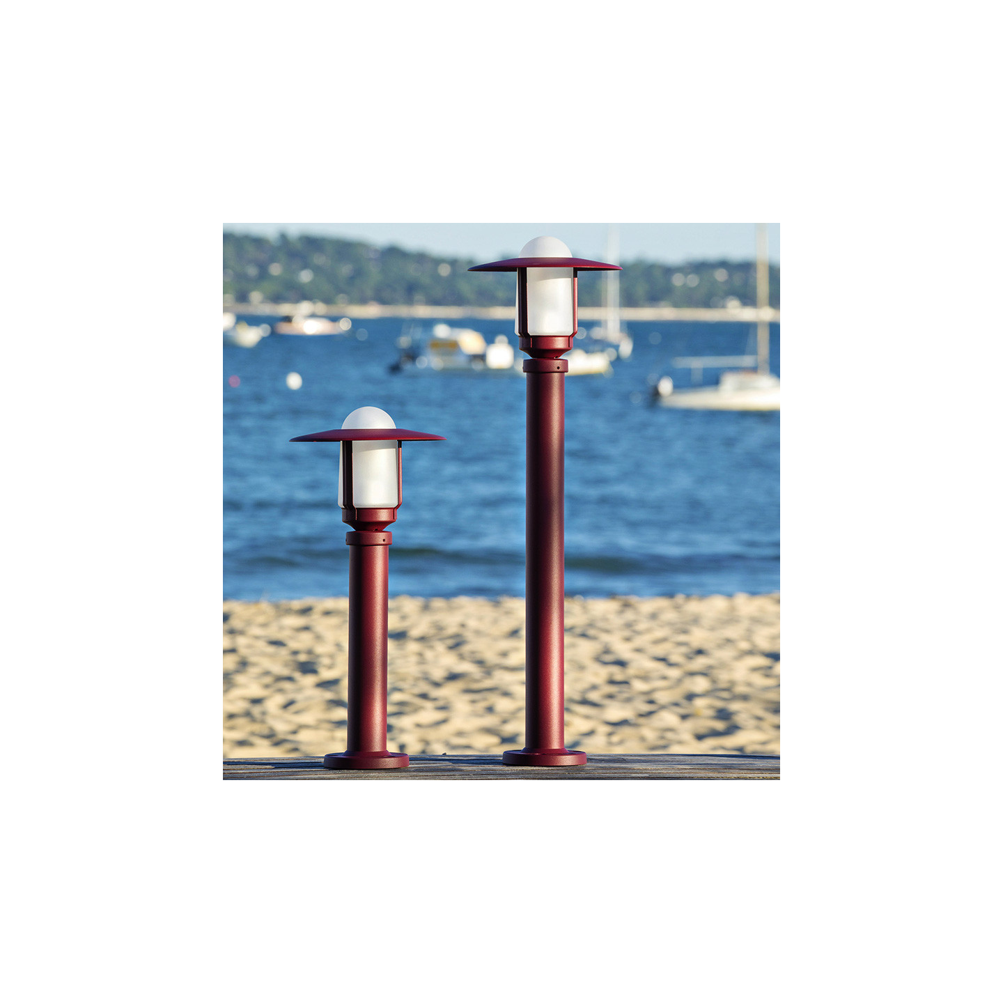 Borne extérieure NEWPARK (MODELE 4) verre clair, 9 coloris Roger Pradier