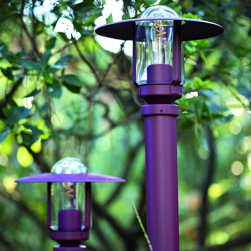 Borne extérieure NEWPARK (MODELE 4) verre clair, 9 coloris Roger Pradier