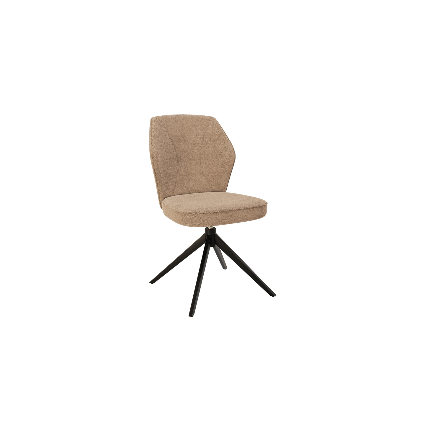 Chaise pied central pivotant VIENNA, 8 coloris Akante