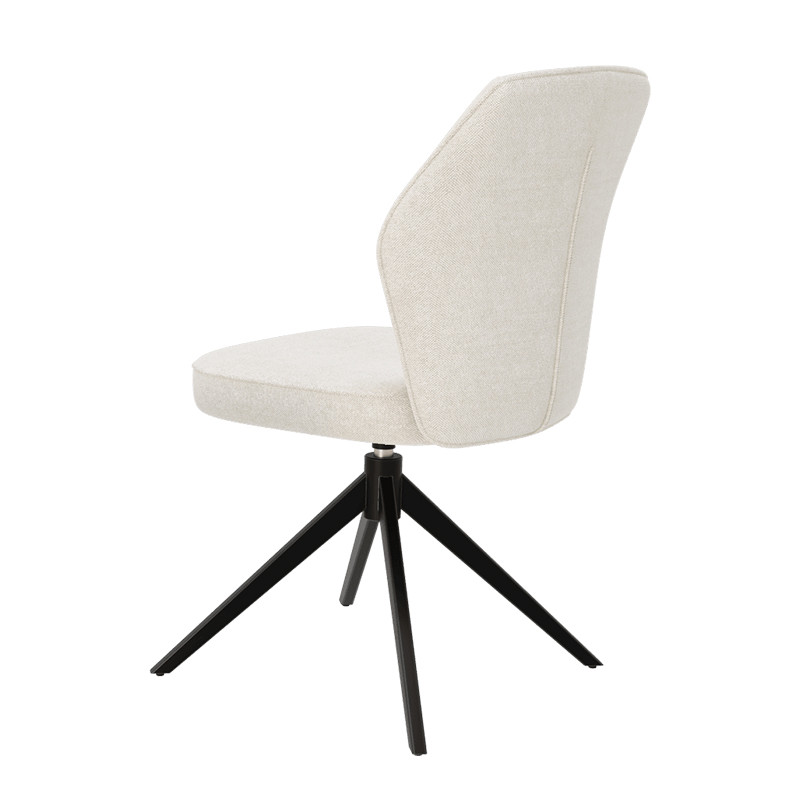 Chaise pied central pivotant VIENNA, 8 coloris Akante