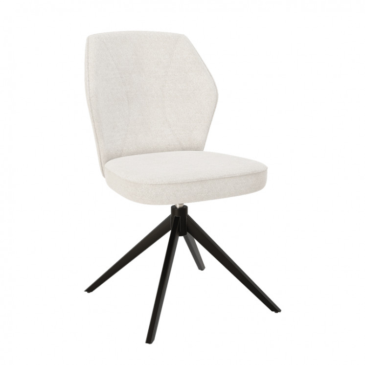 Chaise pied central pivotant VIENNA, 8 coloris Akante