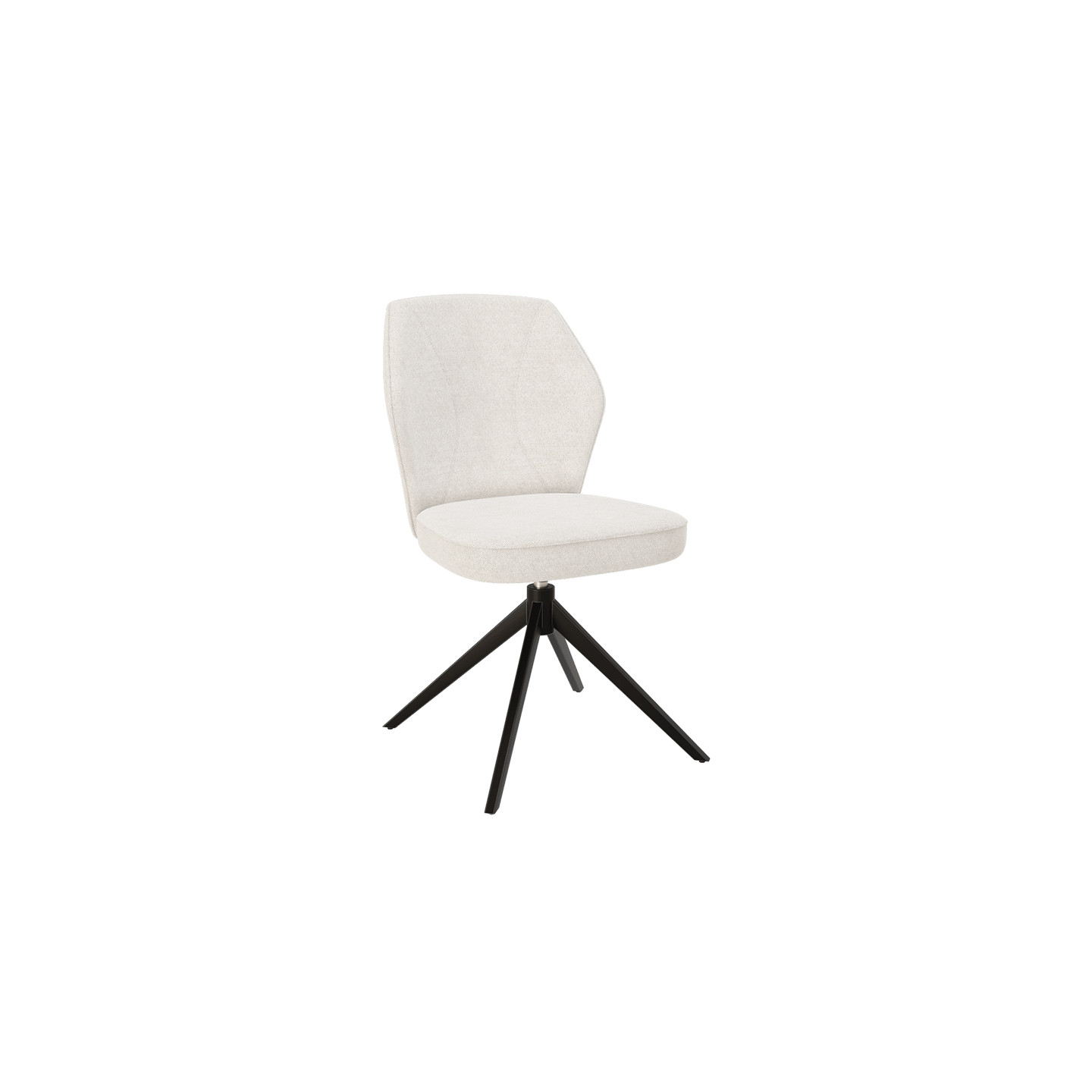 Chaise pied central pivotant VIENNA, 8 coloris Akante