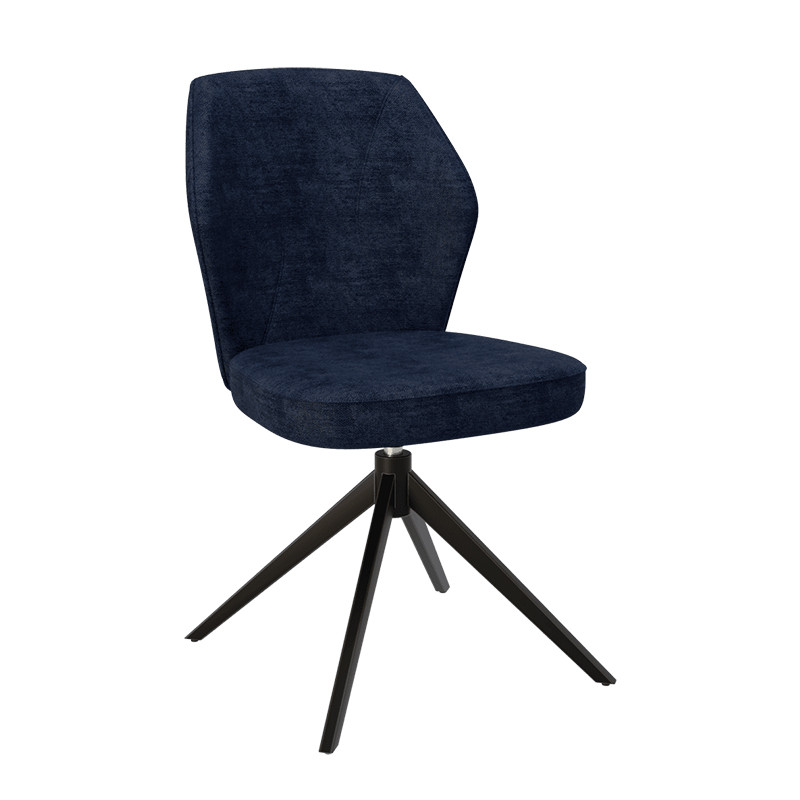 Chaise pied central pivotant VIENNA, 8 coloris Akante