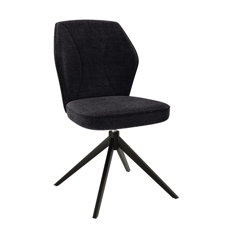 Chaise pied central pivotant VIENNA, 8 coloris Akante