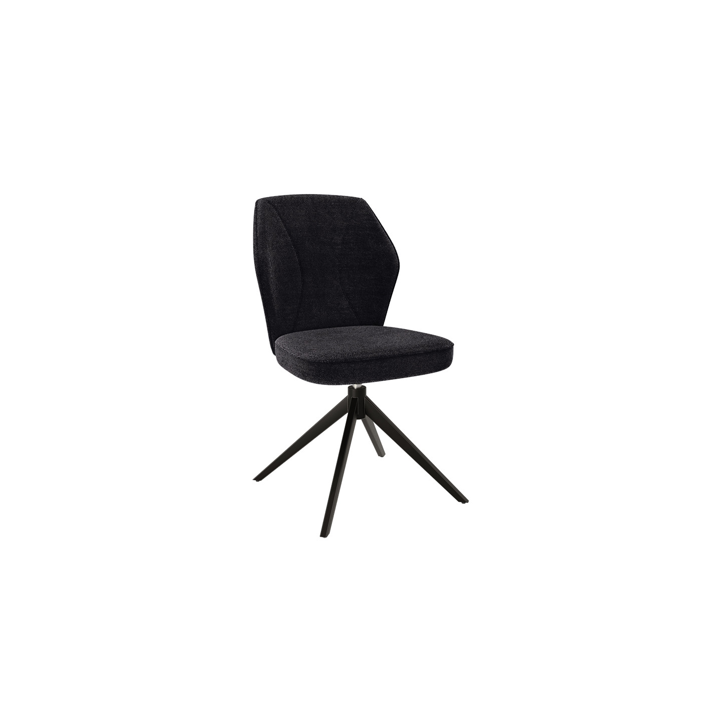 Chaise pied central pivotant VIENNA, 8 coloris Akante