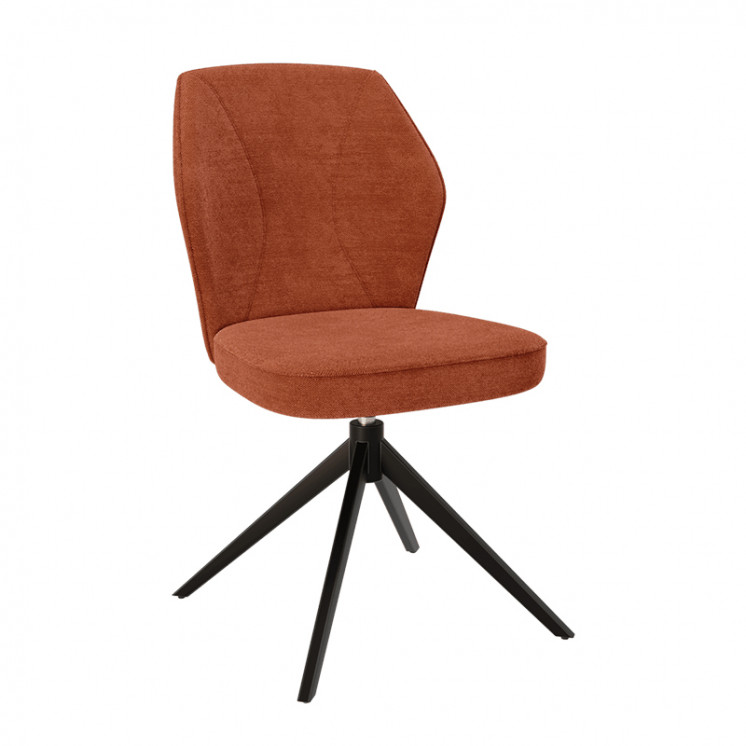 Chaise pied central pivotant VIENNA, 8 coloris Akante