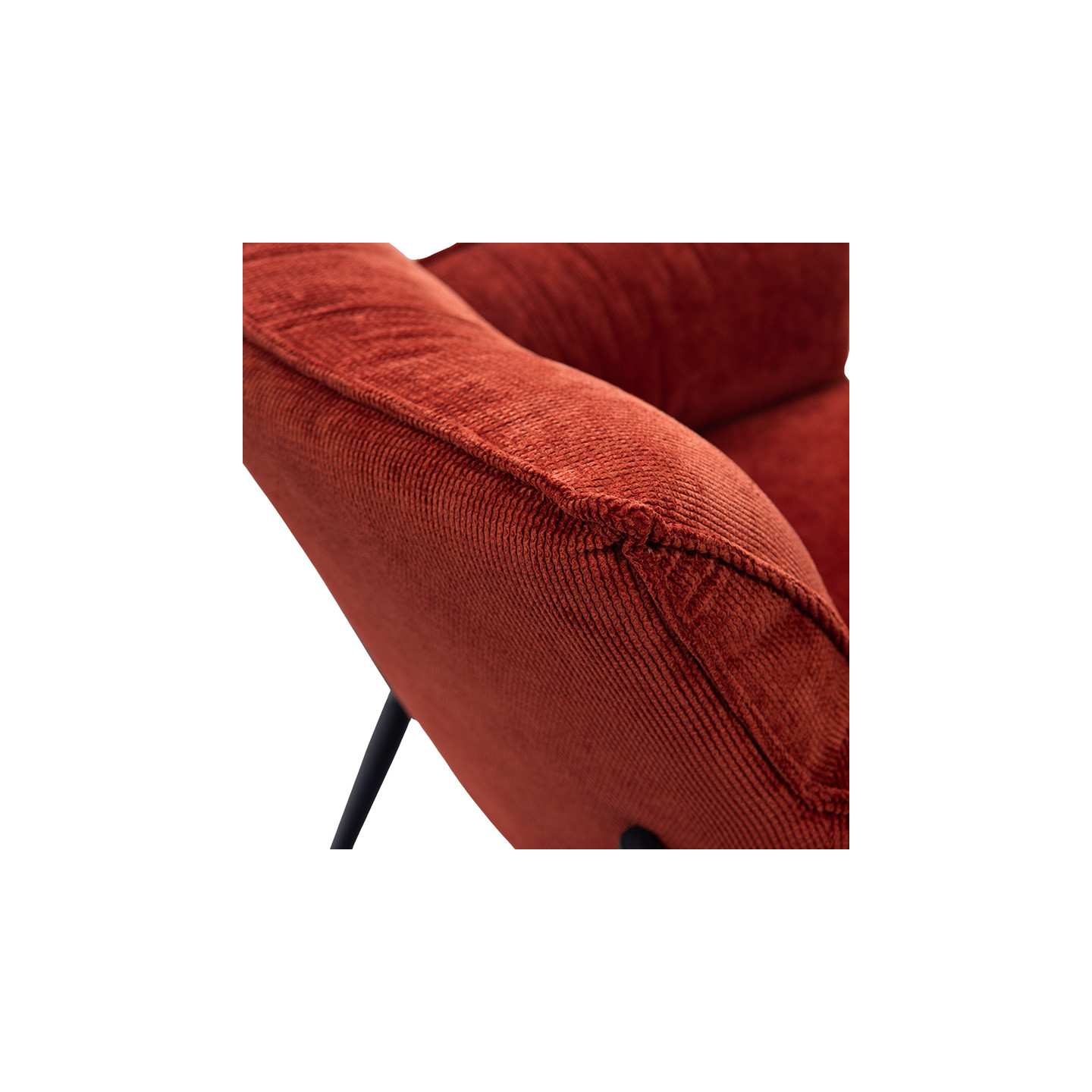 Fauteuil contemporain ROSIE, 2 coloris Amadeus