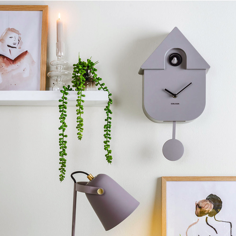 Horloge avec coucou qui sort CUCKOO, 4 coloris Karlson