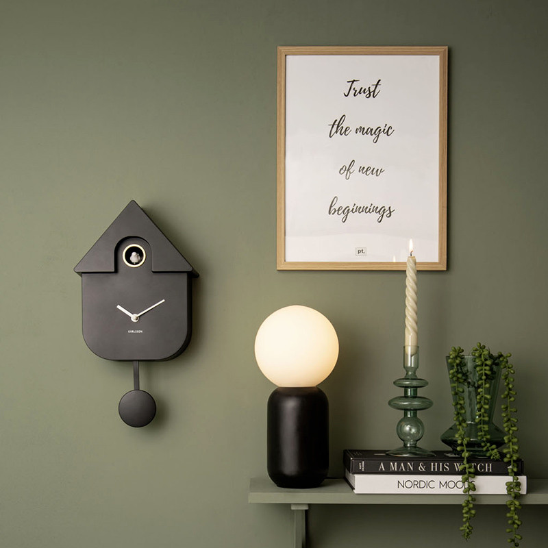 Horloge avec coucou qui sort CUCKOO, 4 coloris Karlson
