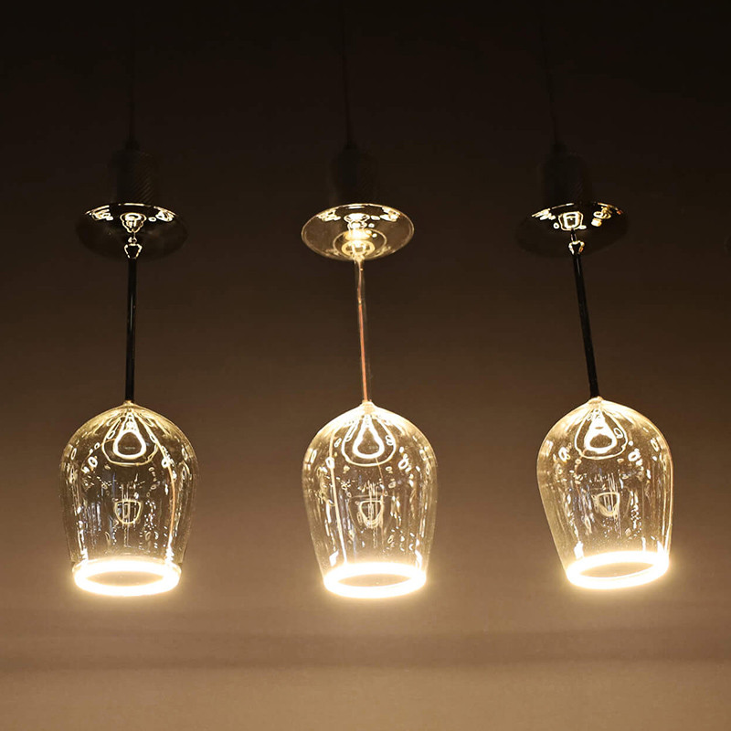 Ampoule décorative E27 VERRE A VIN ROUGE clair ou noir Segula Gmbh