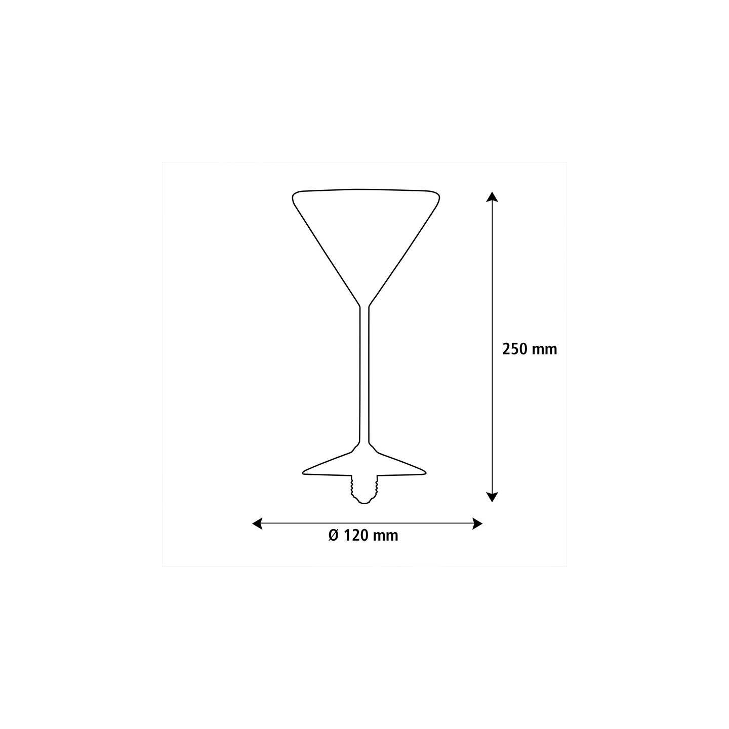 Ampoule décorative E27 VERRE A MARTINI clair Segula Gmbh
