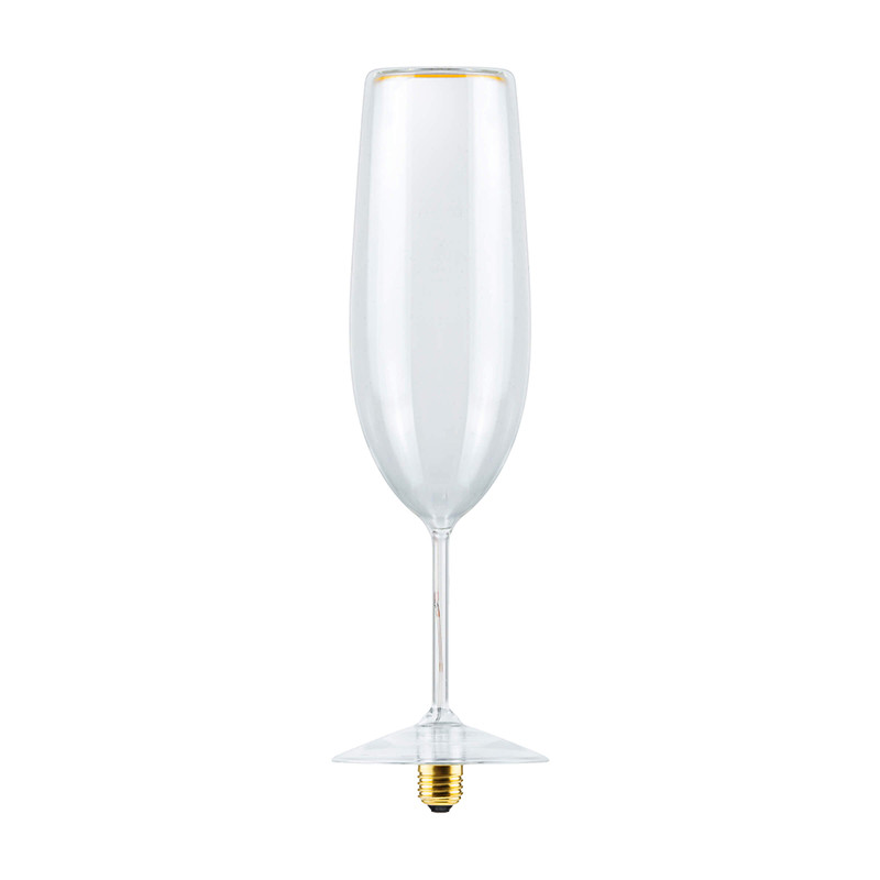 Ampoule décorative E27 COUPE A CHAMPAGNE clair Segula Gmbh