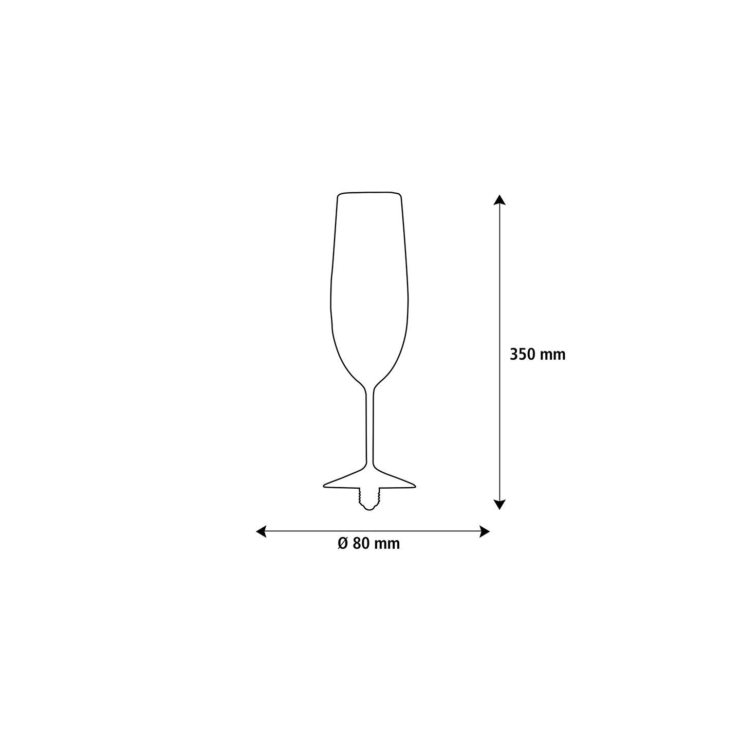 Ampoule décorative E27 COUPE A CHAMPAGNE clair Segula Gmbh