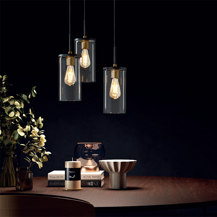 Suspension multiple verre TRIEL, 3 ou 6 ampoules Mdc Essential
