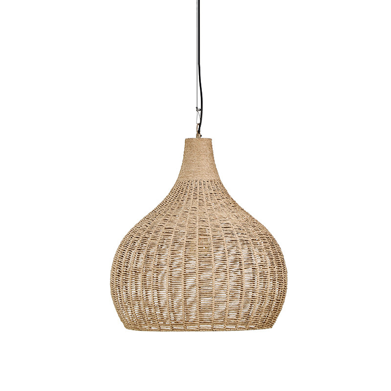 Suspension en jute JANNE, Ø34 ou 54 Trio Lighting