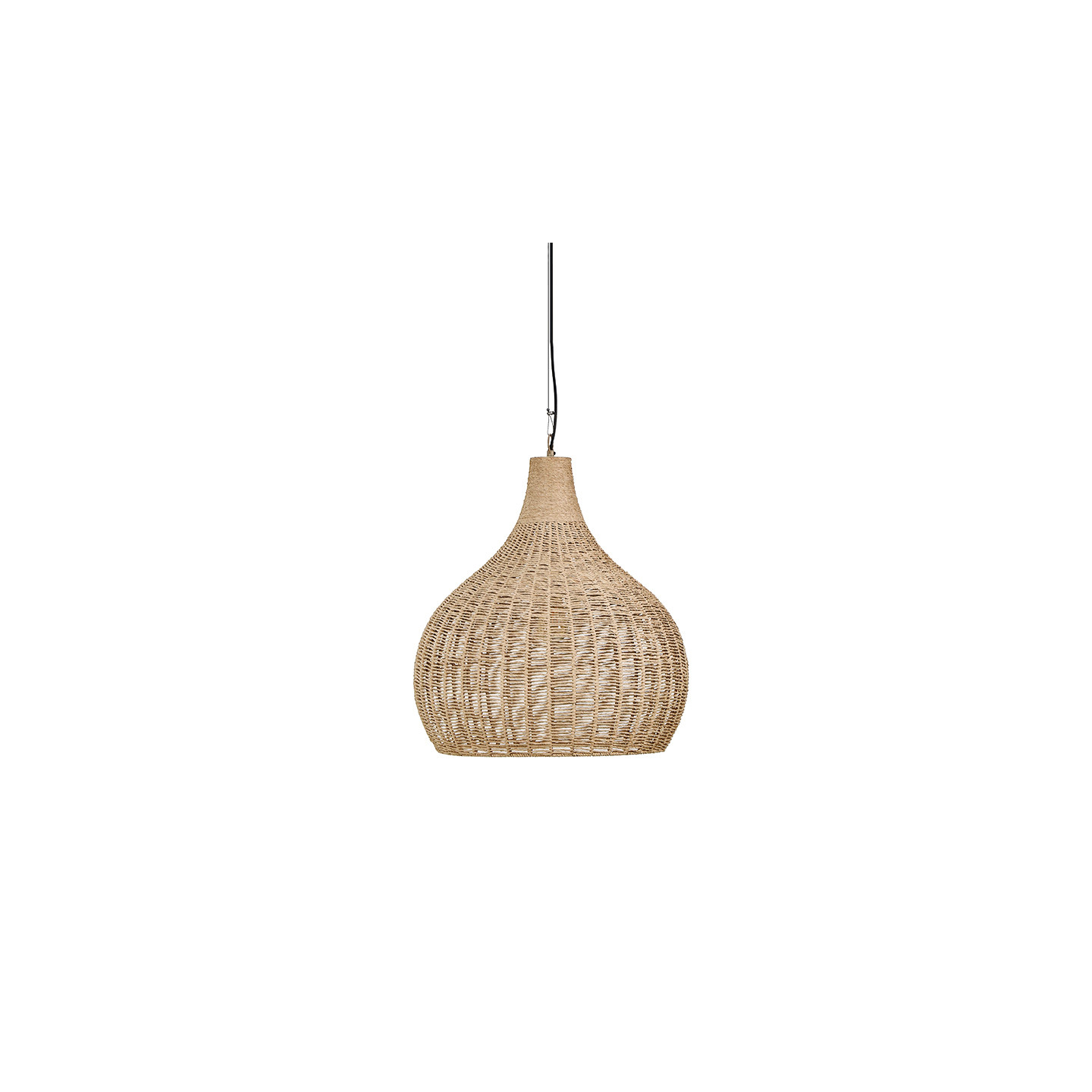 Suspension en jute JANNE, Ø34 ou 54 Trio Lighting