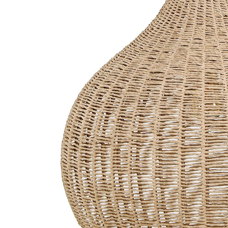 Suspension en jute JANNE, Ø34 ou 54 Trio Lighting