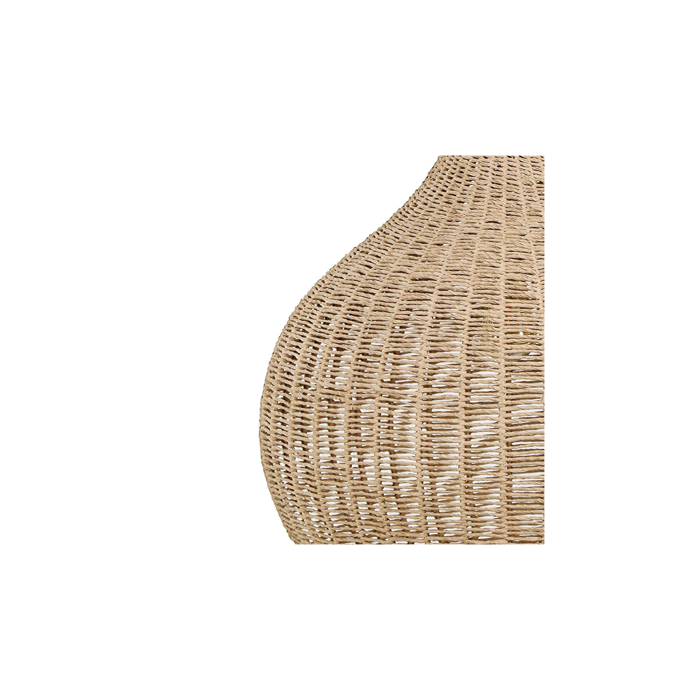 Suspension en jute JANNE, Ø34 ou 54 Trio Lighting