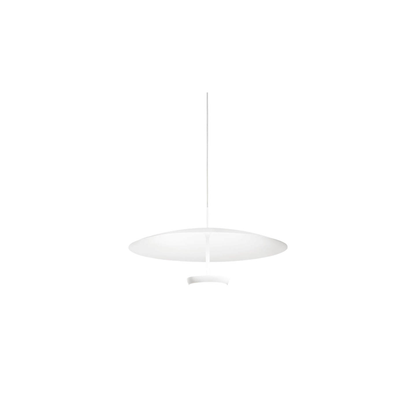 Suspension design italien YUKO, blanc ou noir Fabas Luce