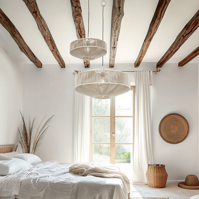 Suspension corde tressée SVEA, Ø46 ou 61 cm Trio Lighting