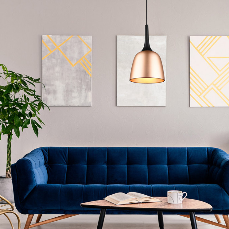 Suspension laiton CHIRON, 2 tailles Trio Lighting