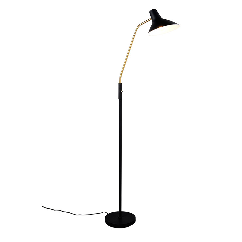 Lampadaire liseuse vintage TRAVELLER, 2 finitions Trio Lighting