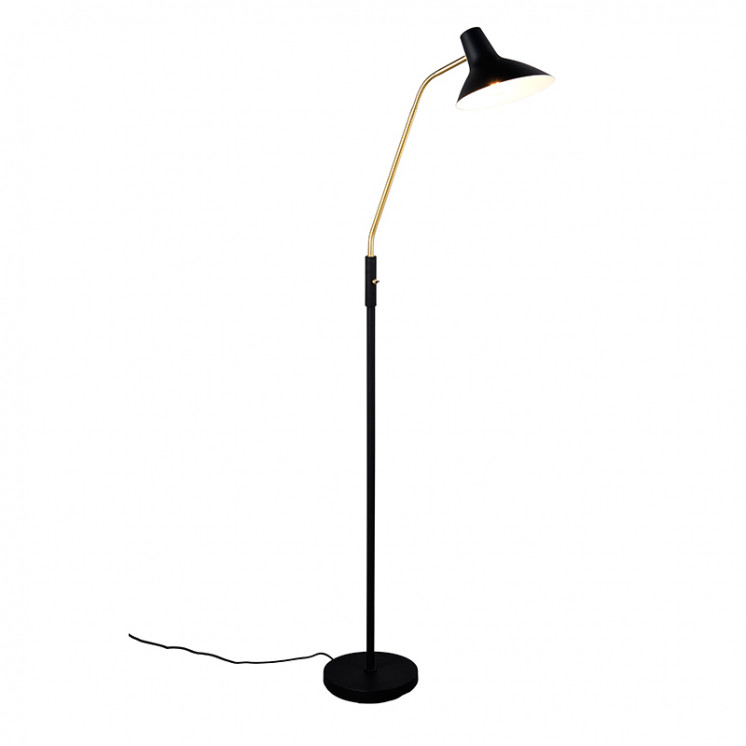 Lampadaire liseuse vintage TRAVELLER, 2 finitions Trio Lighting