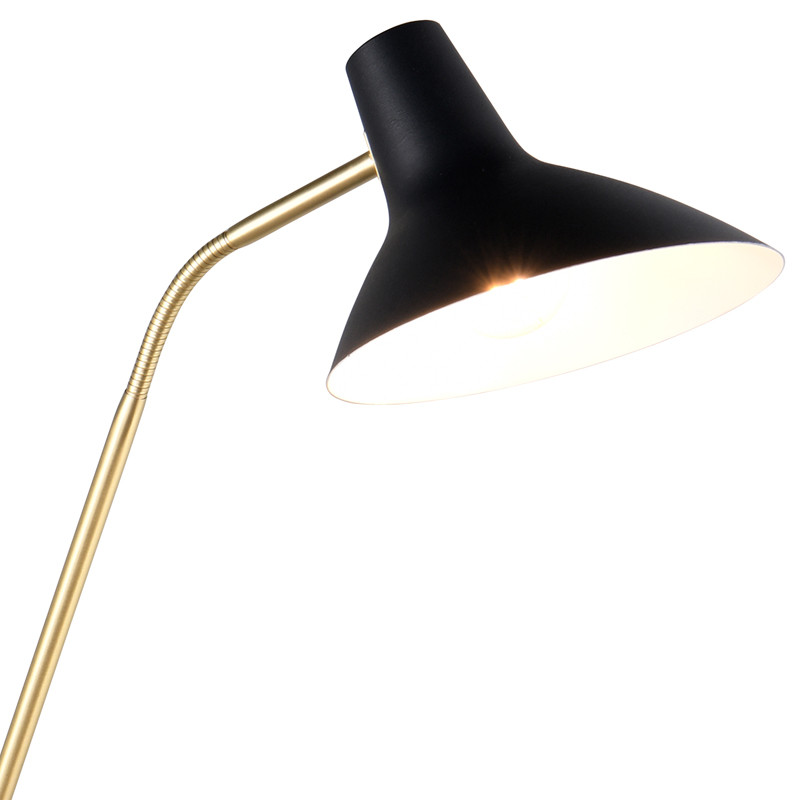 Lampadaire liseuse vintage TRAVELLER, 2 finitions Trio Lighting