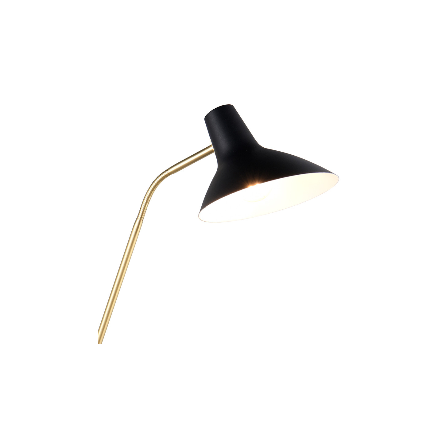Lampadaire liseuse vintage TRAVELLER, 2 finitions Trio Lighting