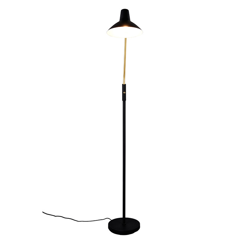 Lampadaire liseuse vintage TRAVELLER, 2 finitions Trio Lighting