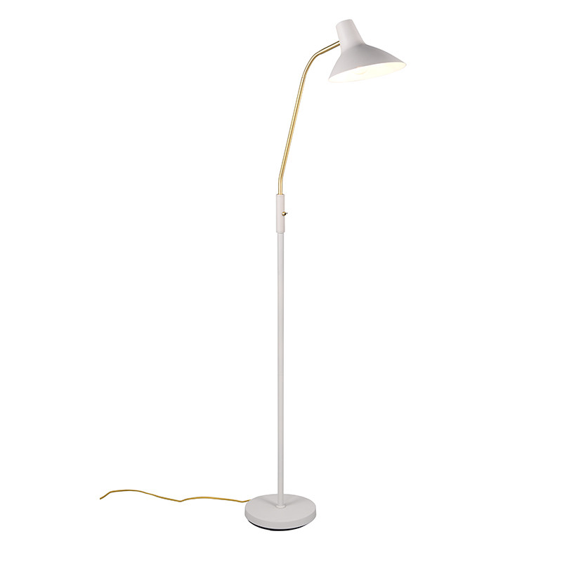 Lampadaire liseuse vintage TRAVELLER, 2 finitions Trio Lighting