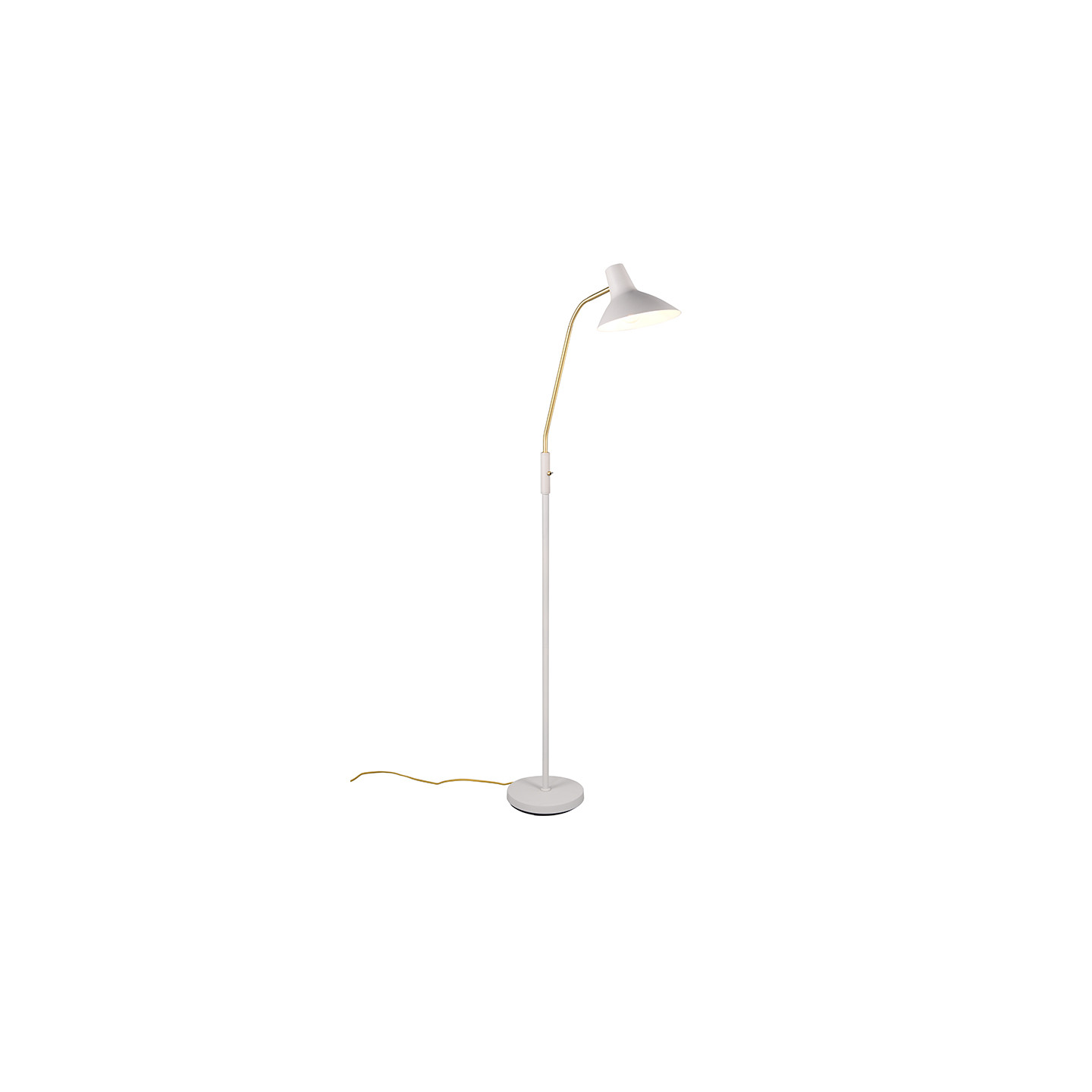 Lampadaire liseuse vintage TRAVELLER, 2 finitions Trio Lighting