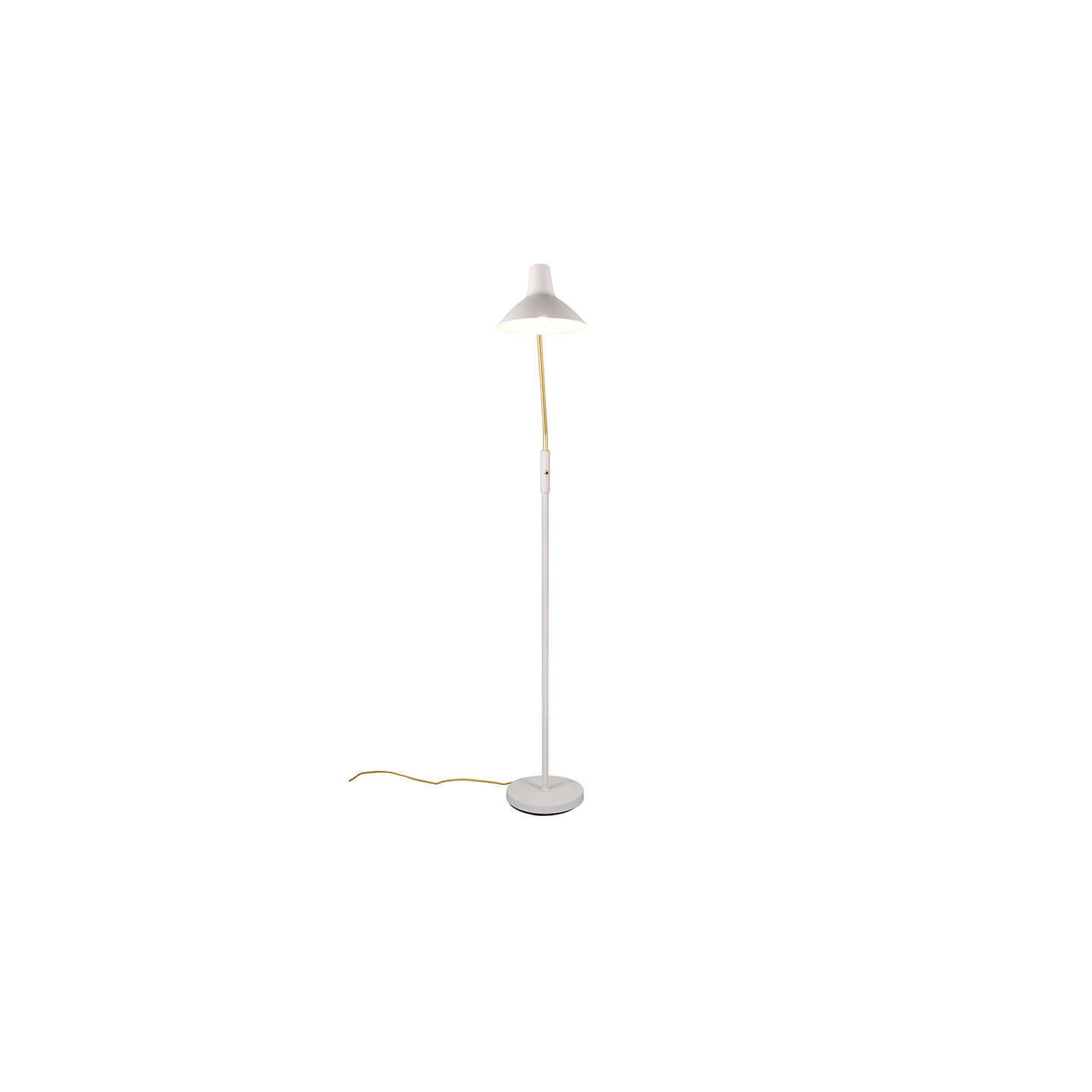 Lampadaire liseuse vintage TRAVELLER, 2 finitions Trio Lighting