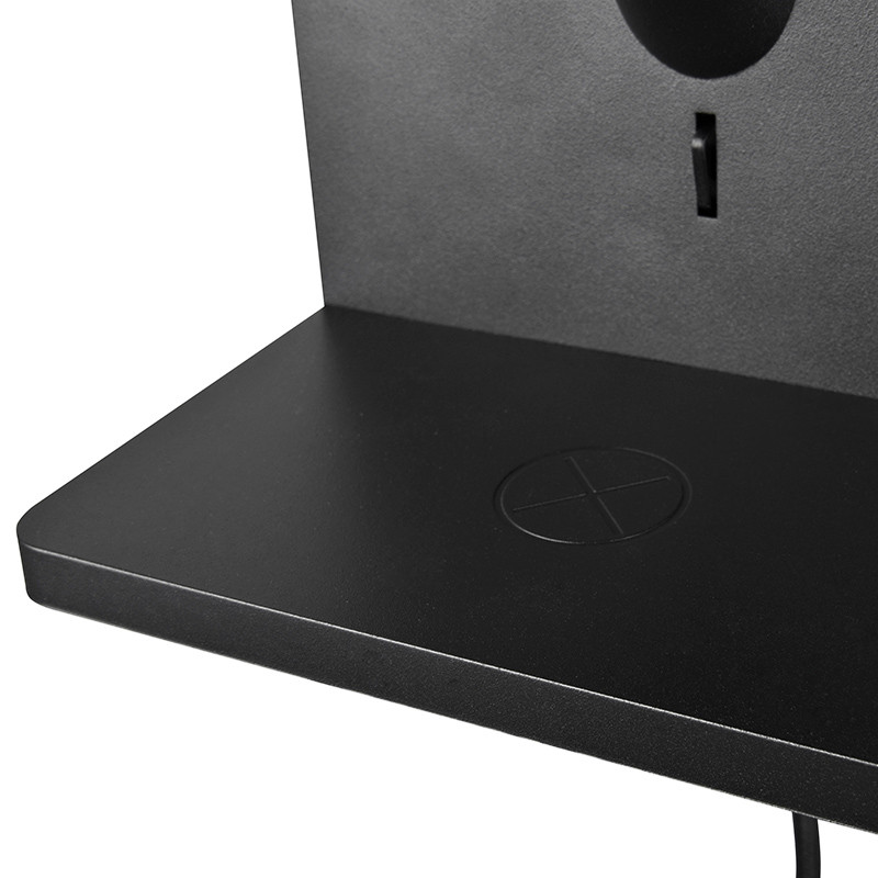 Applique murale abat jour COMFORT, noir ou blanc Trio Lighting