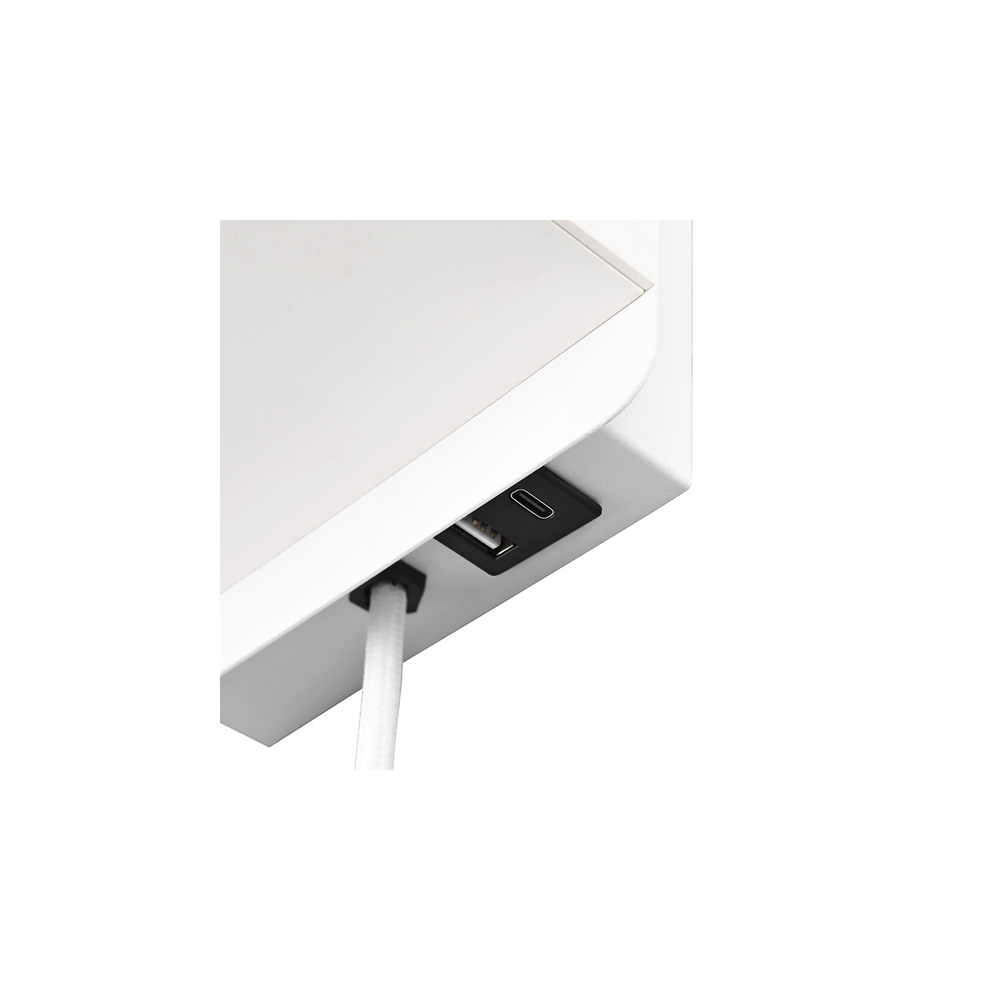 Applique murale abat jour COMFORT, noir ou blanc Trio Lighting