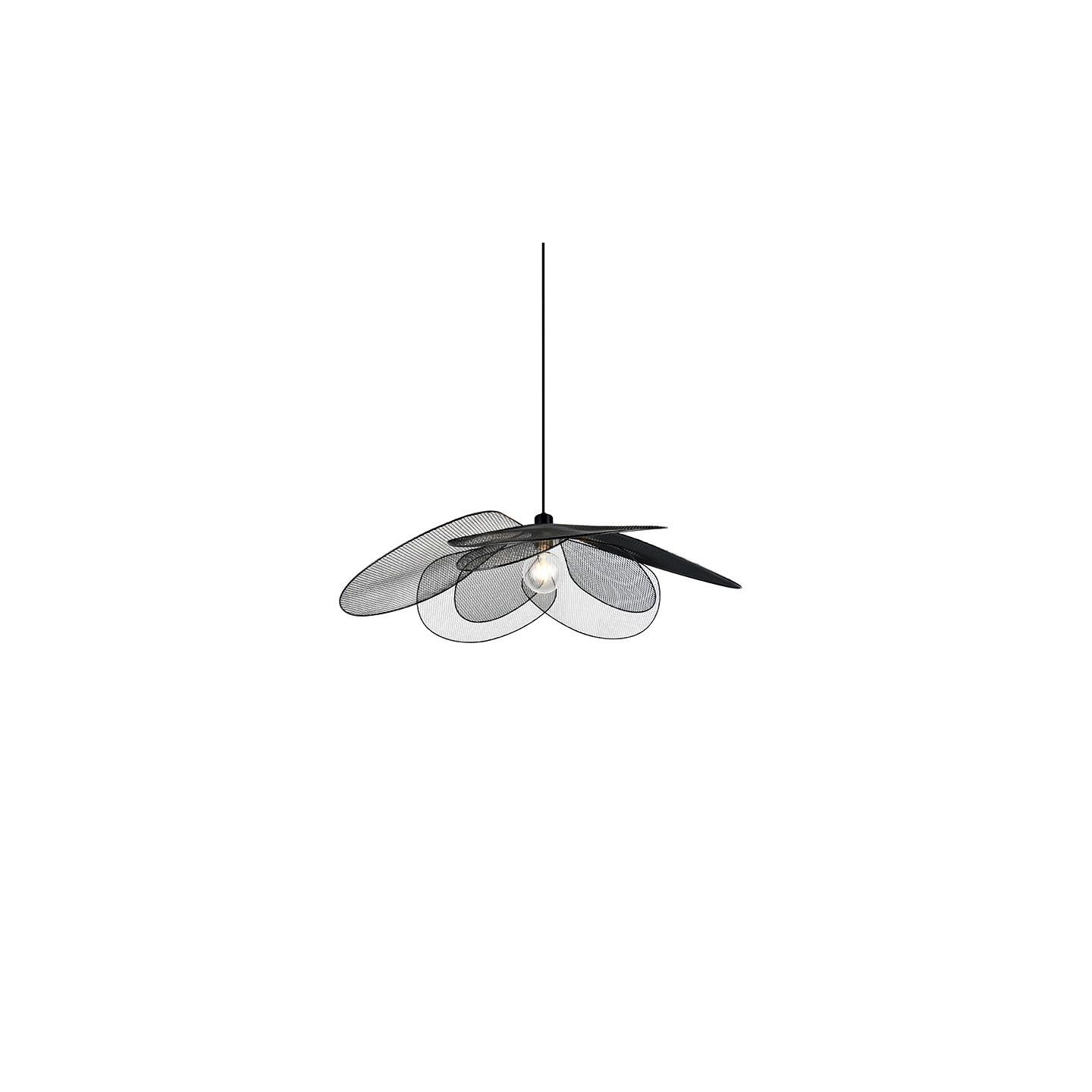 Suspension métal noir FLEURE Trio Lighting