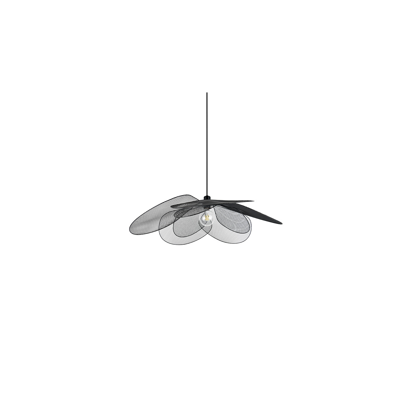 Suspension métal noir FLEURE Trio Lighting