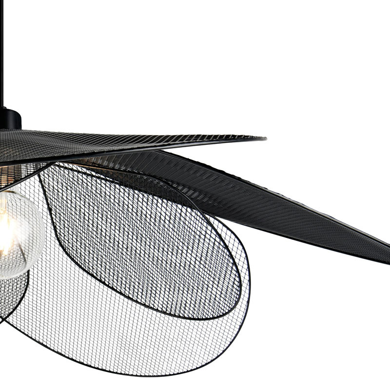 Suspension métal noir FLEURE Trio Lighting