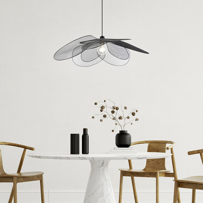 Suspension métal noir FLEURE Trio Lighting