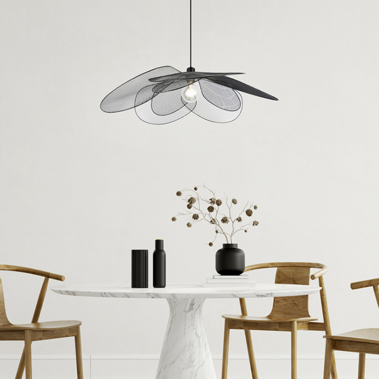Suspension métal noir FLEURE Trio Lighting