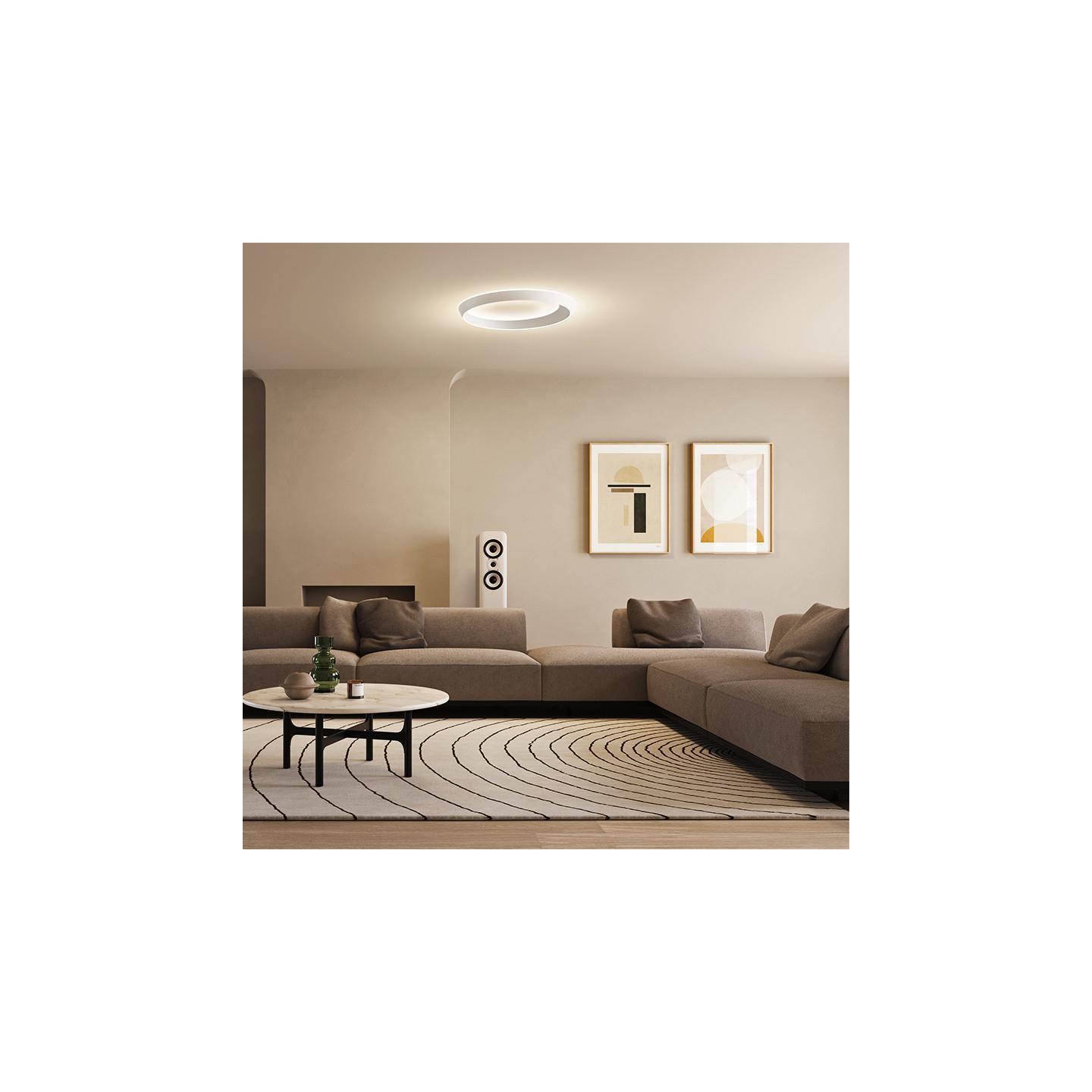 Plafonnier led design TIDAL, 3 tailles, 3 coloris Lodes