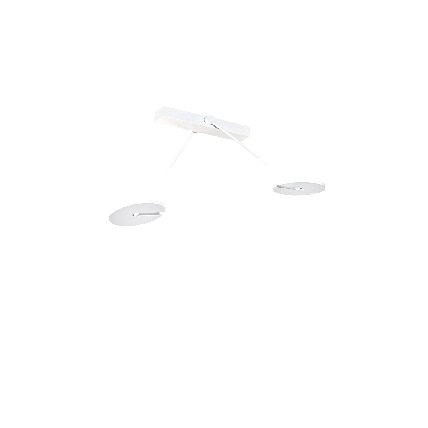 Plafonnier design led JANUS K, 4 finitions Holtkotter