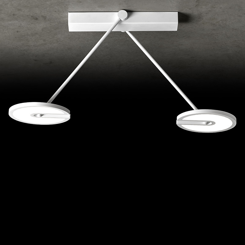 Plafonnier design led JANUS K, 4 finitions Holtkotter