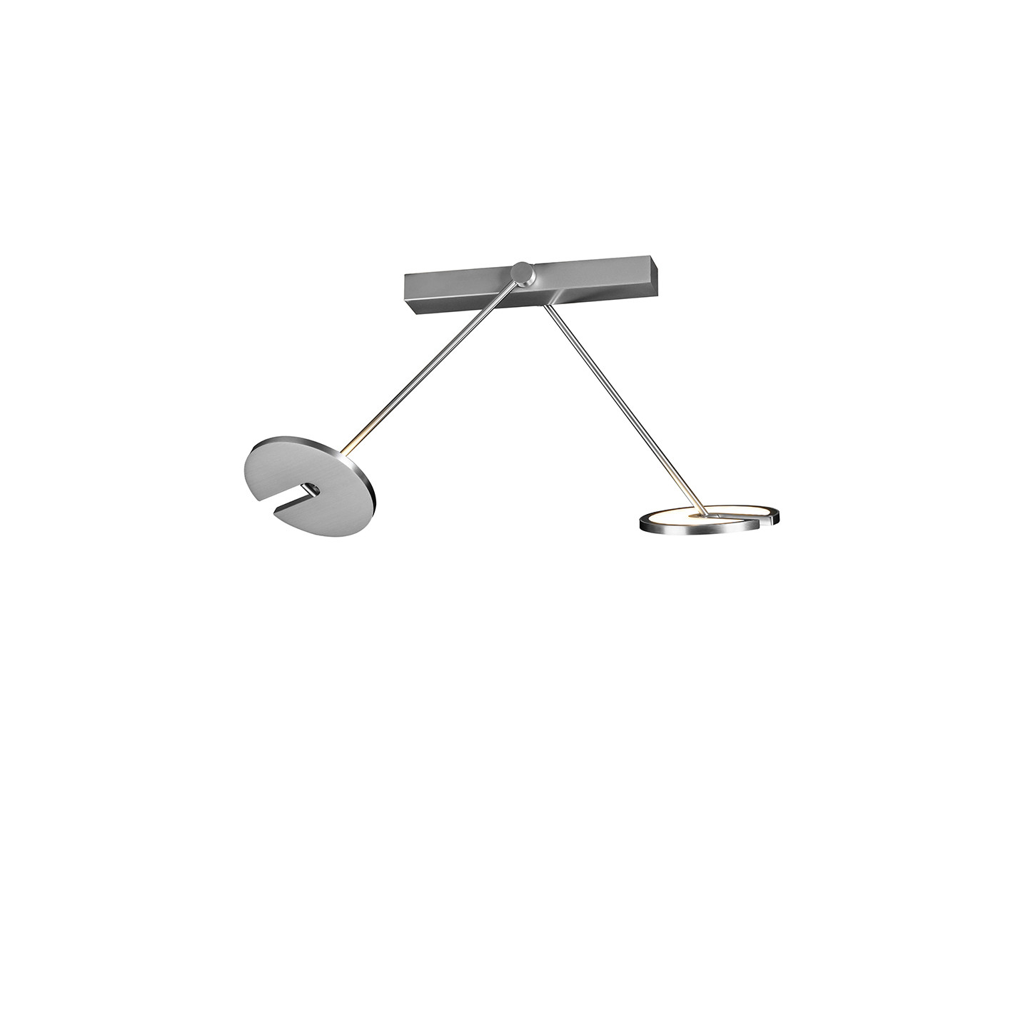 Plafonnier design led JANUS K, 4 finitions Holtkotter