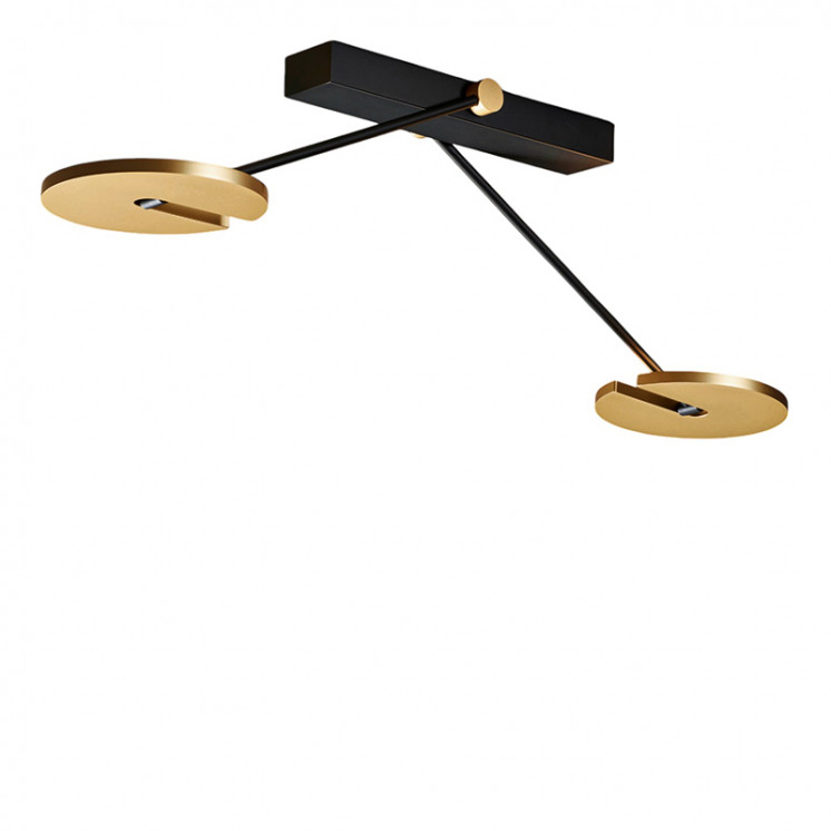 Plafonnier design led JANUS K, 4 finitions Holtkotter