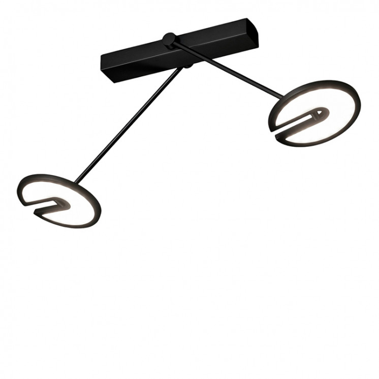 Plafonnier design led JANUS K, 4 finitions Holtkotter