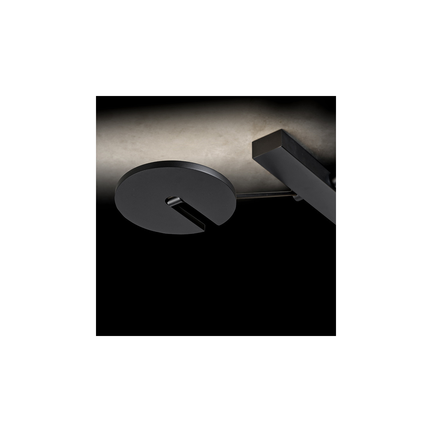 Plafonnier design led JANUS K, 4 finitions Holtkotter